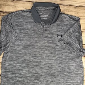 Under Armour The Performance Polo Mens XL Short Sleeve Gray Heather
